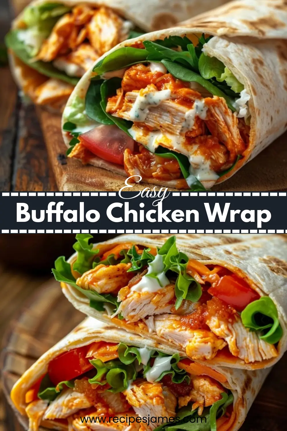 Home 47 Easy Buffalo Chicken Wrap Recipe