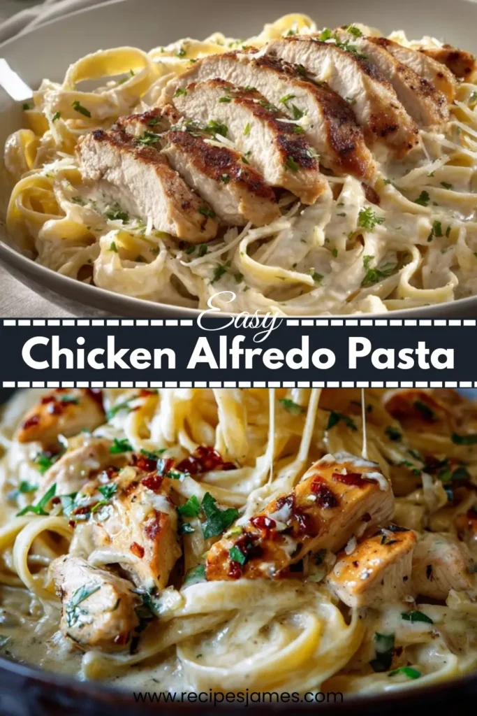 Creamy Chicken Alfredo Pasta Recipe 2 Chicken Alfredo Pasta