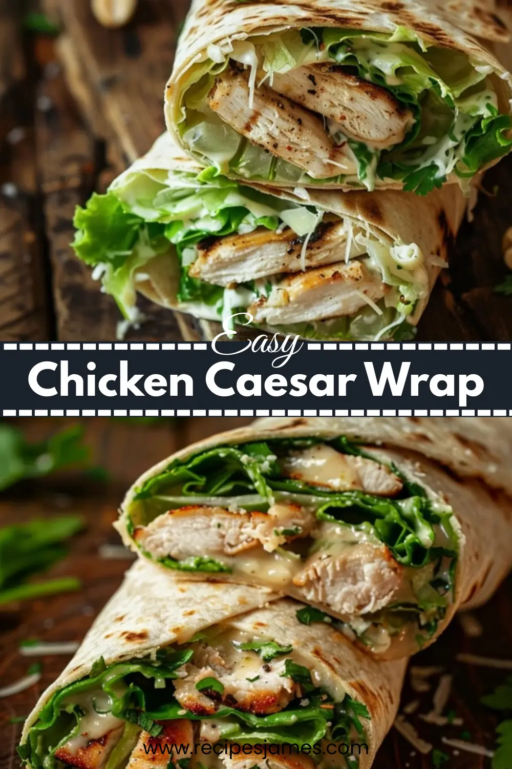 Home 46 Easy Chicken Caesar Wrap Recipe