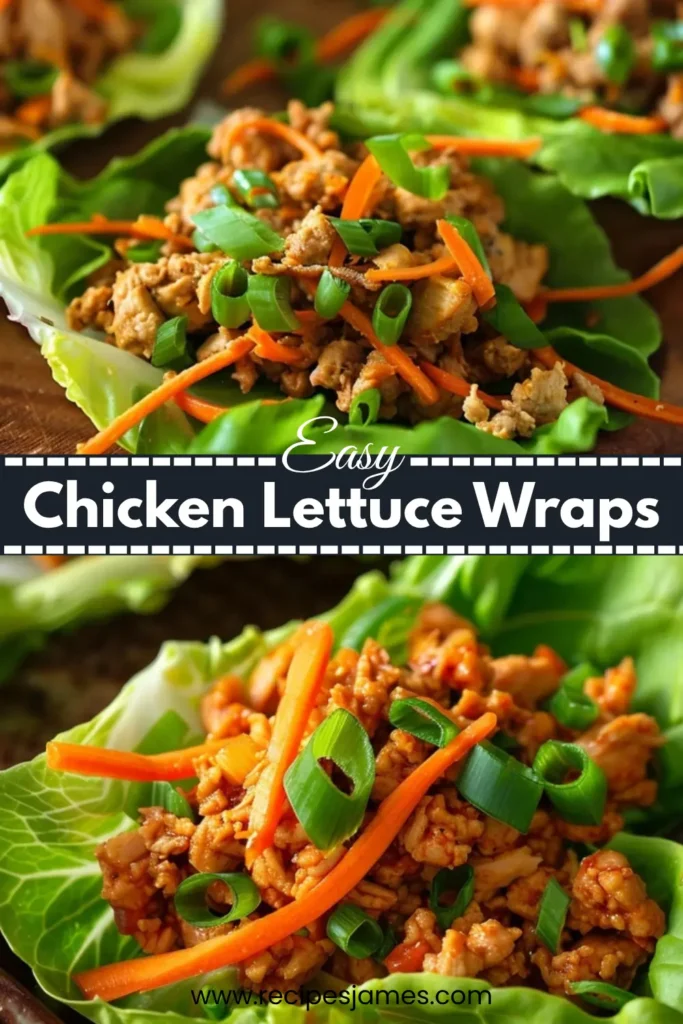 Easy Chicken Lettuce Wraps Recipe 2 Easy Chicken Lettuce Wraps Recipe