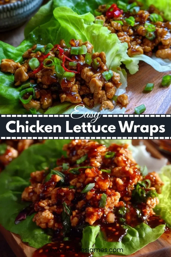 Easy Chicken Lettuce Wrap Recipe 2 Chicken Lettuce Wraps
