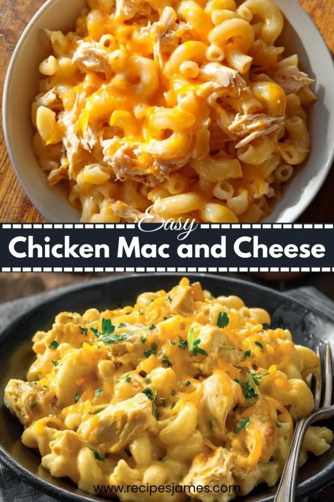 Easy Chicken Mac and Cheese Recipe 2 Easy Chicken Mac and Cheese Recipe