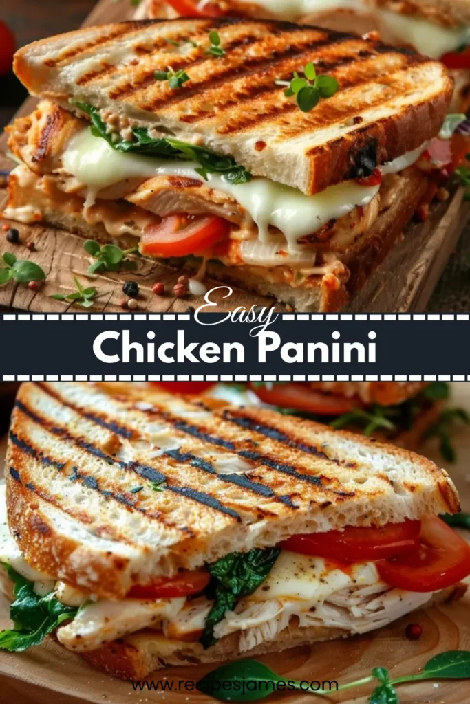 Easy Chicken Panini Recipe 2 Easy Chicken Panini Recipe