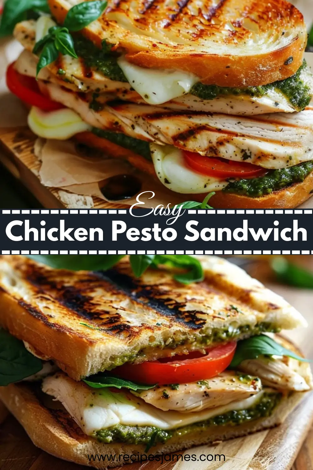 Home 42 Grilled Chicken Pesto Sandwich Recipe