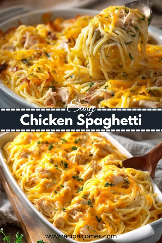 Easy Chicken Spaghetti Recipe 2 Easy Chicken Spaghetti Recipe