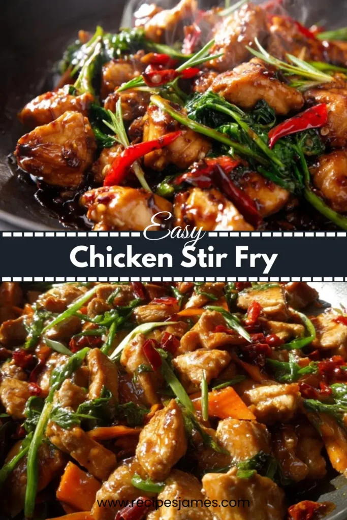 Chicken Stir Fry (Easy, Healthy Dinner in 30 Minutes) 2 Chicken Stir Fry (Easy, Healthy Dinner in 30 Minutes)
