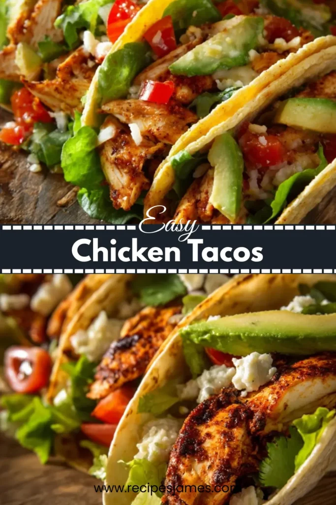 Easy Chicken Tacos Recipe 2 Easy Chicken Tacos Recipe