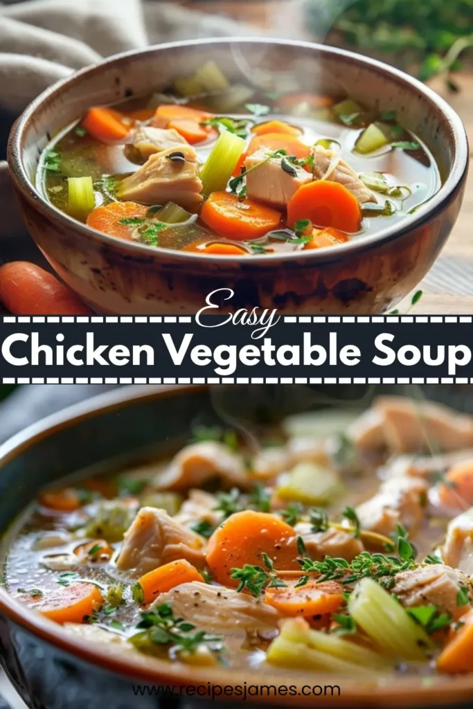 Easy Chicken Vegetable Soup Recipe 2 Easy Chicken Vegetable Soup Recipe