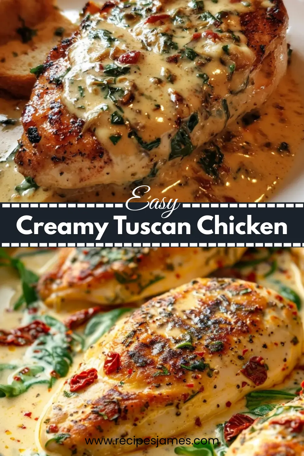 Home 40 Creamy Tuscan Chicken (Easy One-Pan Dinner in 30 Minutes)