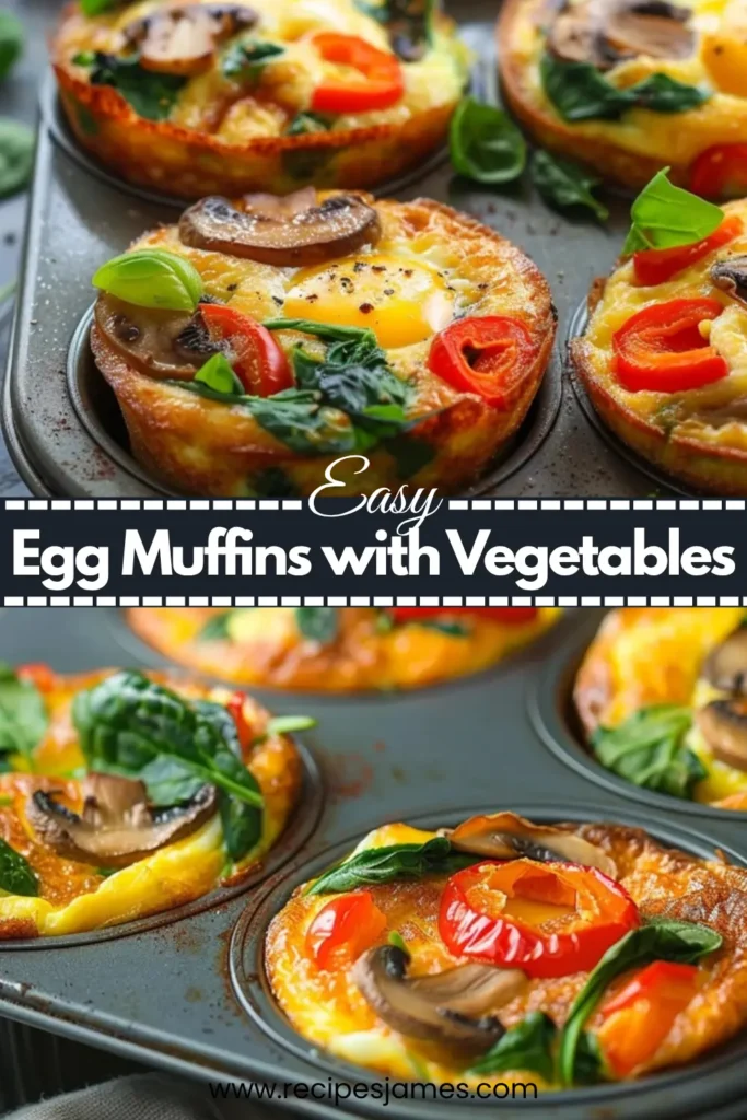Egg Muffins with Vegetables – Easy Meal Prep Breakfast 2 Egg Muffins with Vegetables – Easy Meal Prep Breakfast