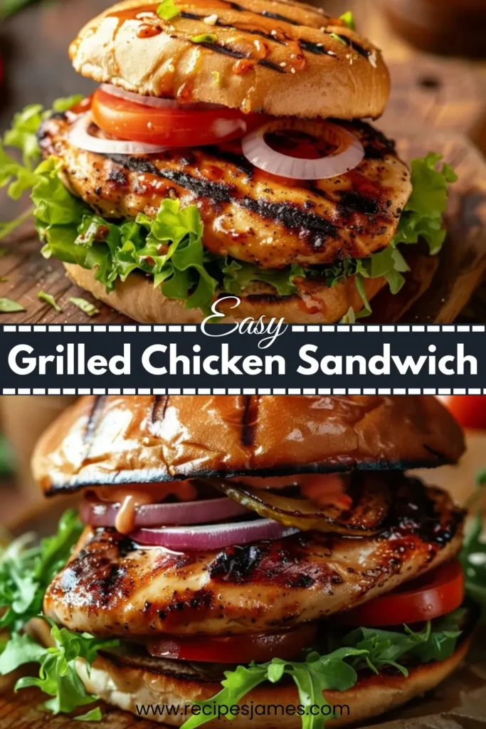 Juicy Grilled Chicken Sandwich 2 Juicy Grilled Chicken Sandwich
