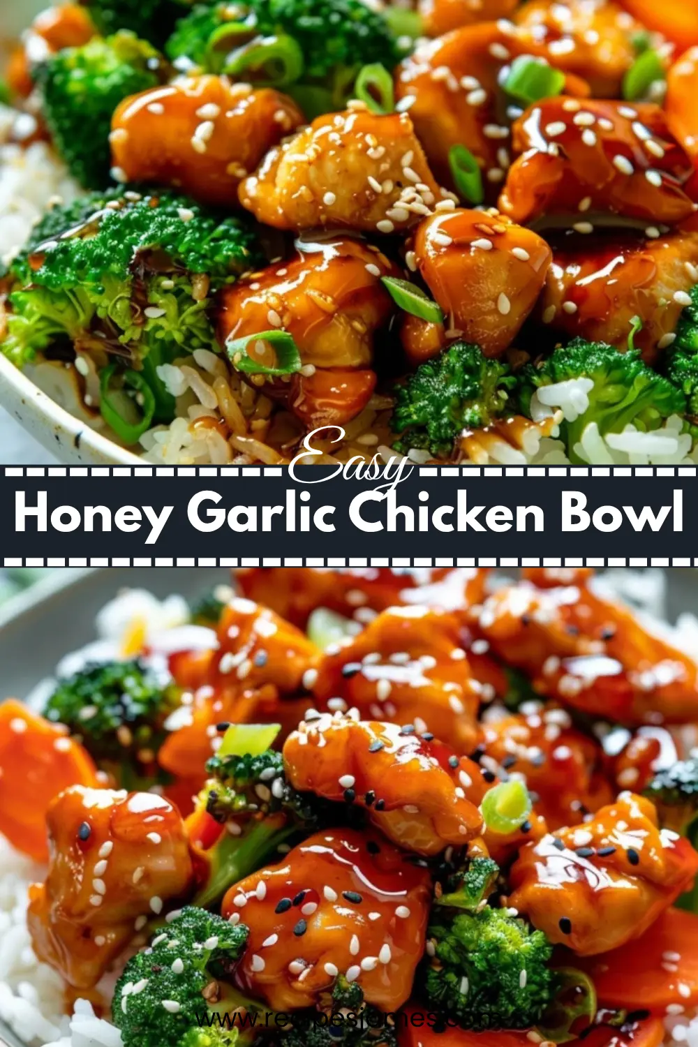 Home 40 Honey Garlic Chicken Bowl (Easy & Delicious)
