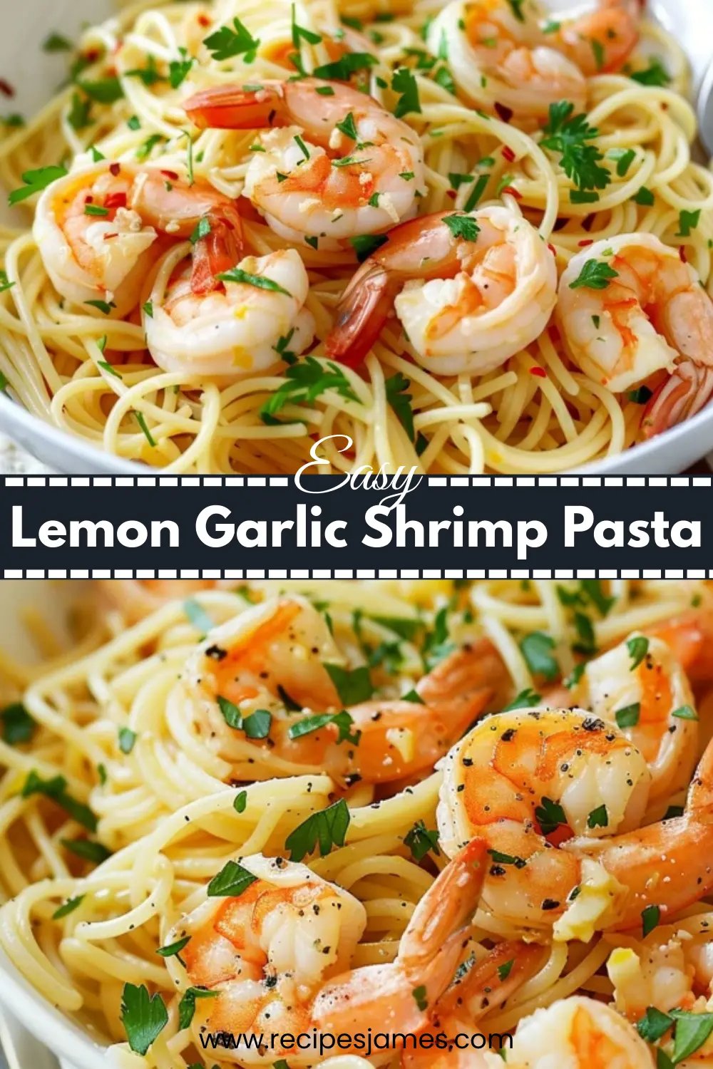 Home 30 Lemon Garlic Shrimp Pasta (Easy 25-Min Dinner)