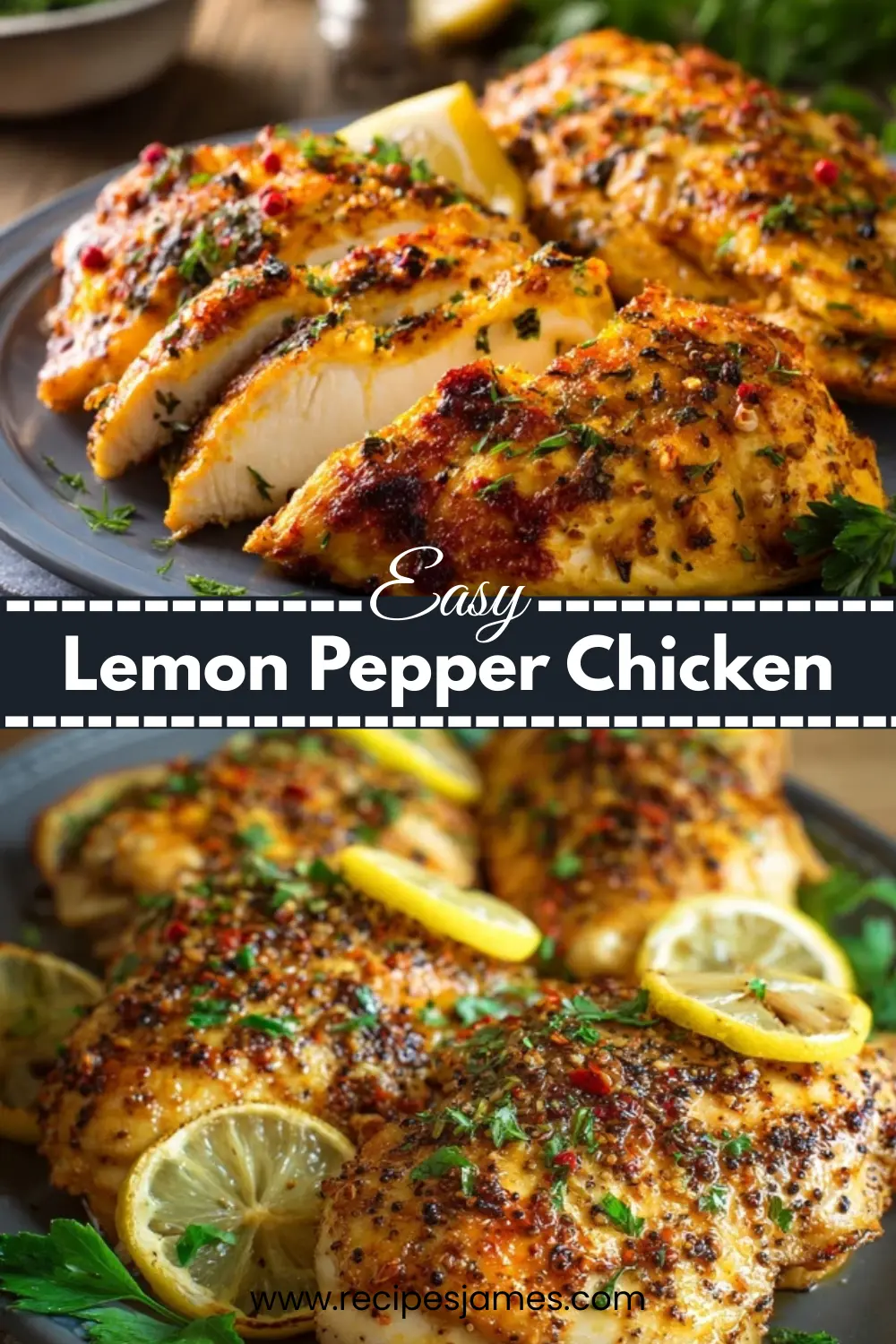 Home 39 Lemon Pepper Chicken (Juicy, Easy One-Pan Dinner)