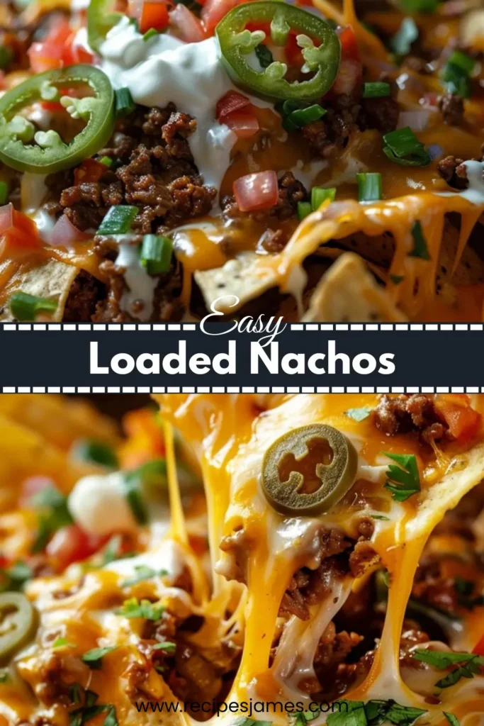 Loaded Nachos (Easy Party Snack Recipe) 2 Loaded Nachos (Easy Party Snack Recipe)
