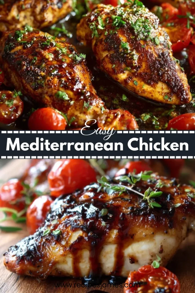 Easy Mediterranean Chicken Skillet 2 Mediterranean Chicken