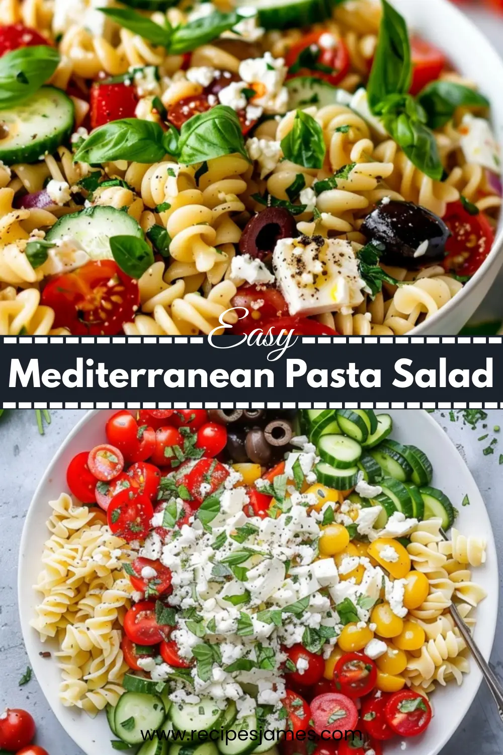 Home 30 Easy Mediterranean Pasta Salad Recipe