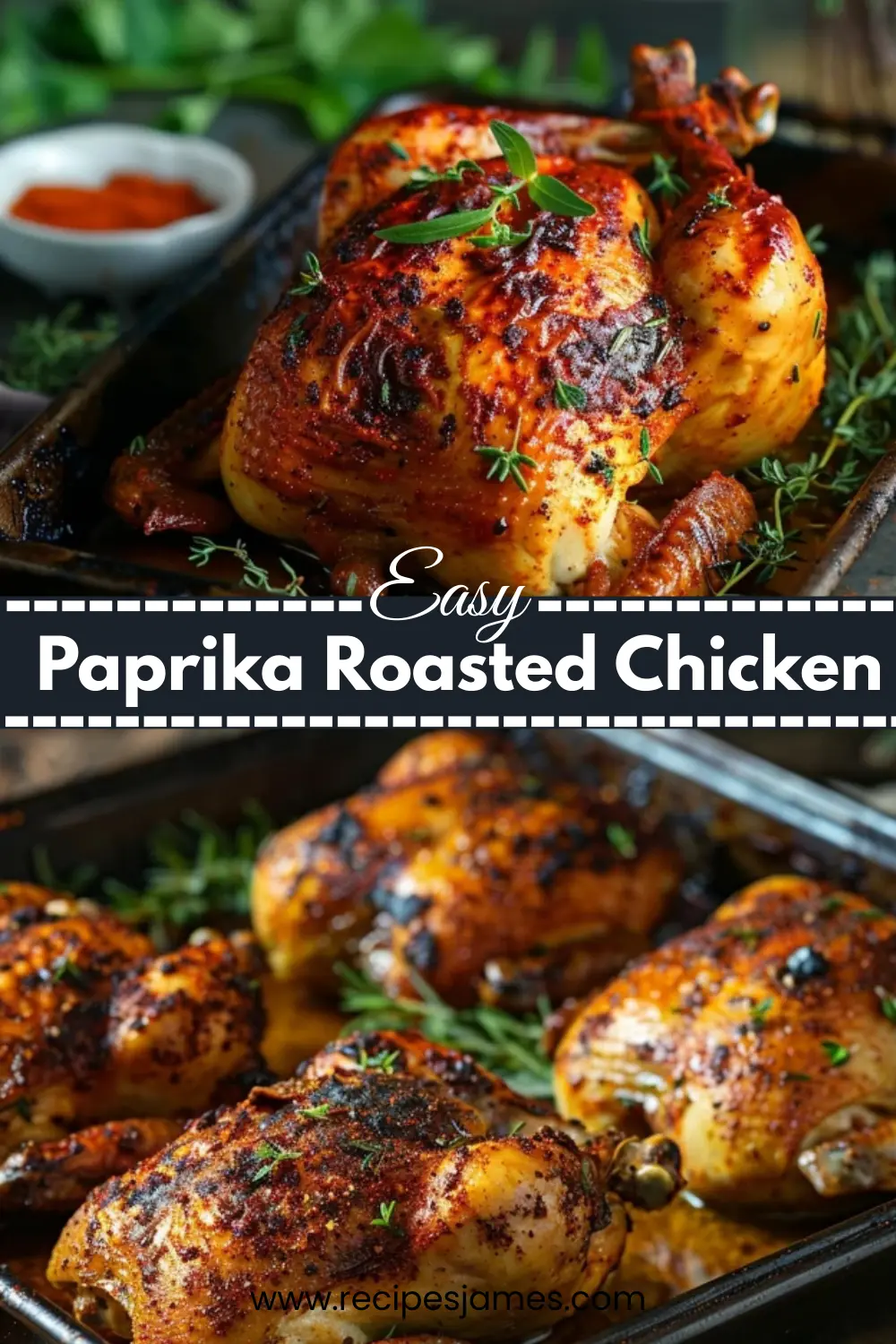 Home 43 Easy Paprika Roasted Chicken Recipe