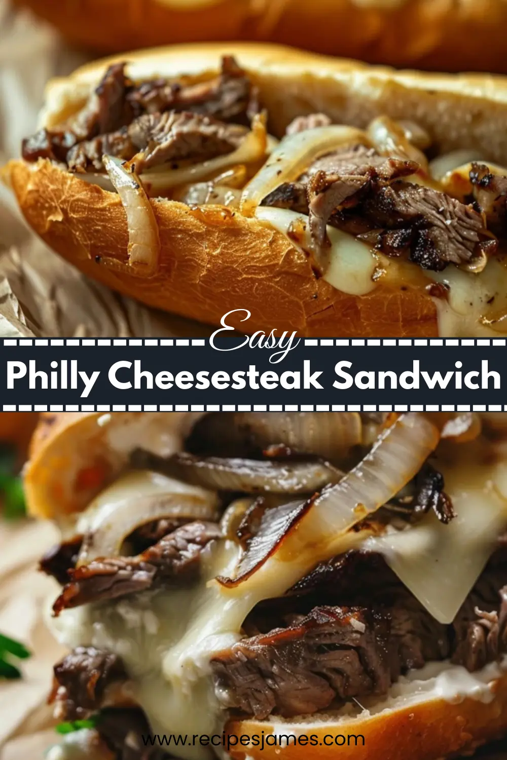 Home 39 Authentic Philly Cheesesteak Sandwich (Juicy & Cheesy)