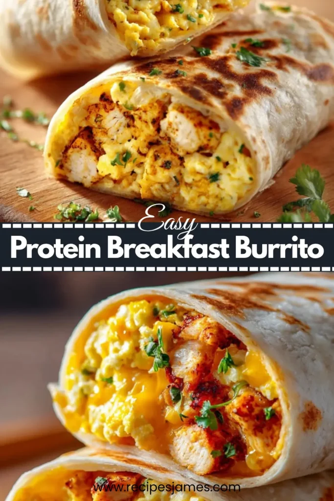 Protein Breakfast Burrito (Easy High-Protein Recipe) 2 Protein Breakfast Burrito (Easy High-Protein Recipe)