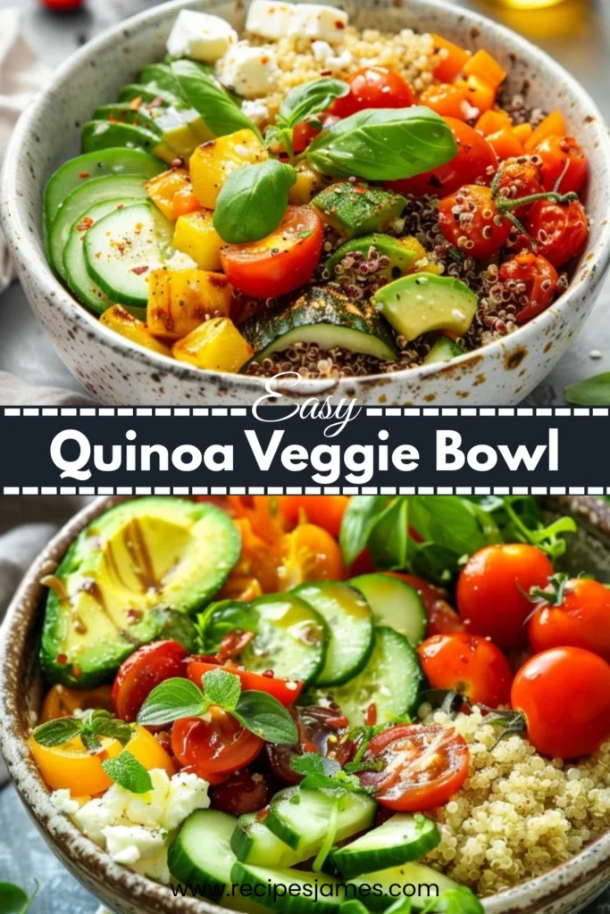 Healthy Plant-Based Quinoa Bowl 2 Healthy Plant-Based Quinoa Bowl