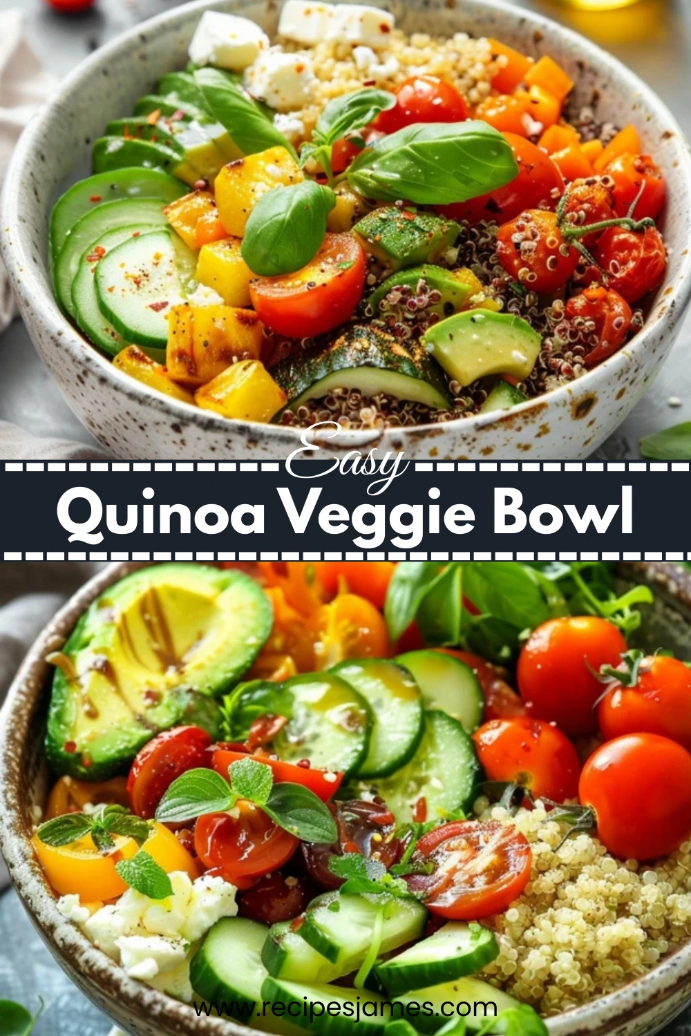Home 43 Healthy Plant-Based Quinoa Bowl