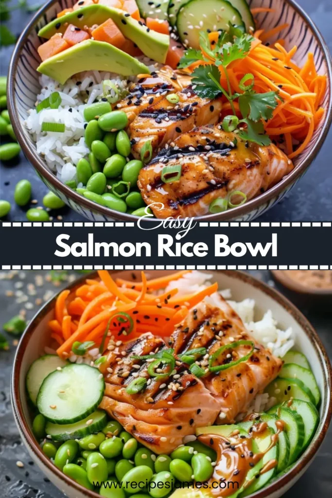 Easy Salmon Bowl Recipe 2 Easy Salmon Bowl Recipe
