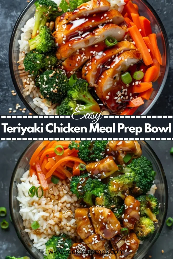 Teriyaki Chicken Meal Prep Bowl (Easy & Healthy) 2 Teriyaki Chicken Meal Prep Bowl (Easy & Healthy)