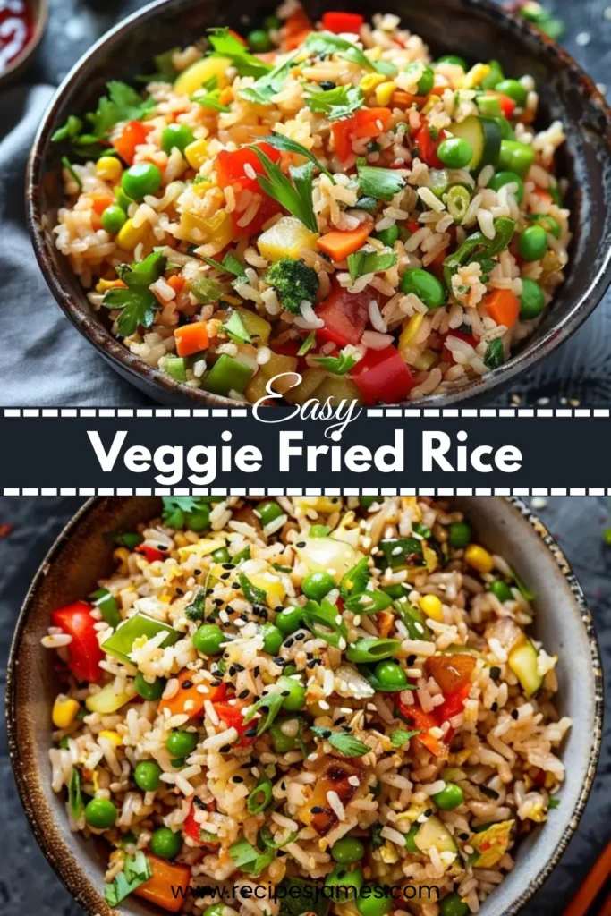 Quick & Easy Veggie Fried Rice 2 Veggie Fried Rice