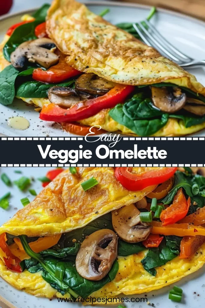 Veggie Omelette Recipe – Healthy & Easy Breakfast 2 Veggie Omelette Recipe – Healthy & Easy Breakfast