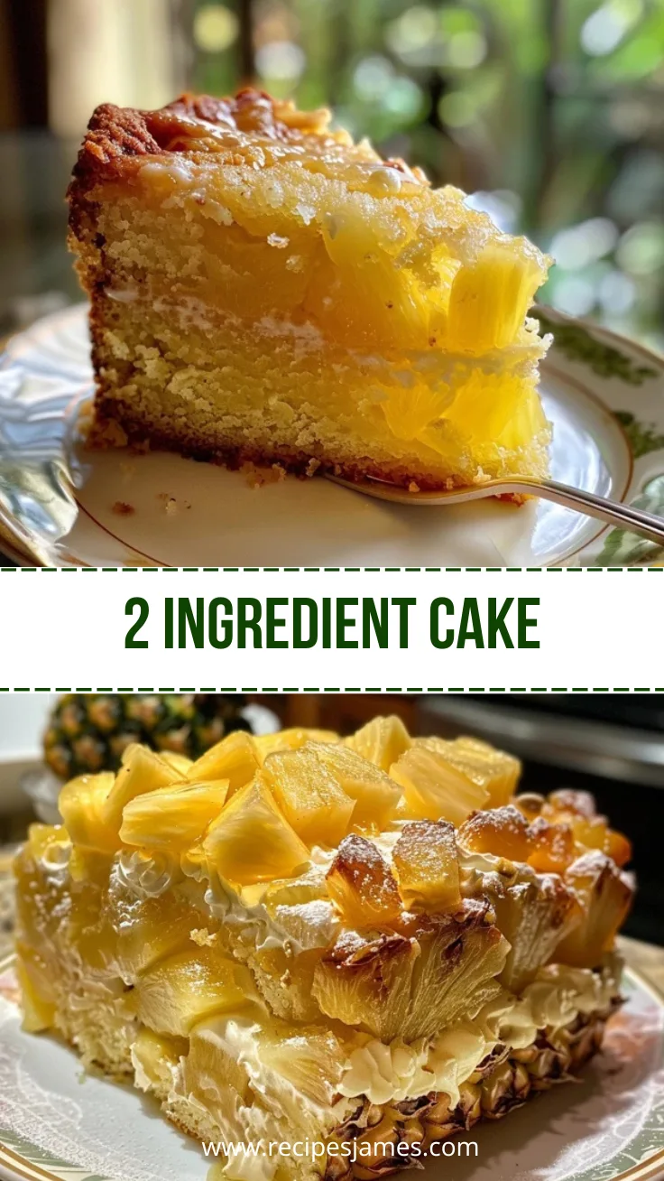 Home 47 2 Ingredient Pineapple Cake Easy Recipe
