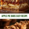 Apple Pie Bars with Streusel Topping Easy Homemade Dessert