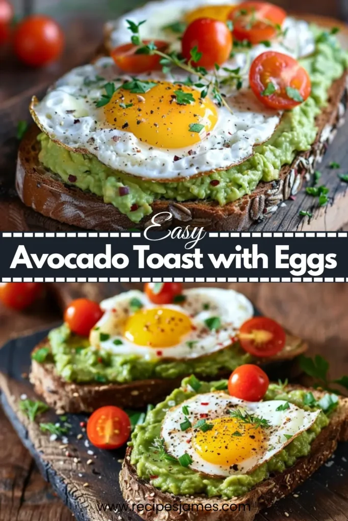 Avocado Toast with Eggs Healthy High Protein Breakfast 2 Avocado Toast with Eggs Healthy High Protein Breakfast