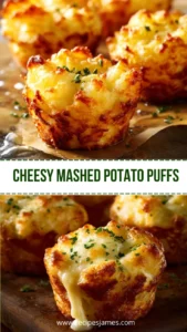 Cheesy Mashed Potato Puffs