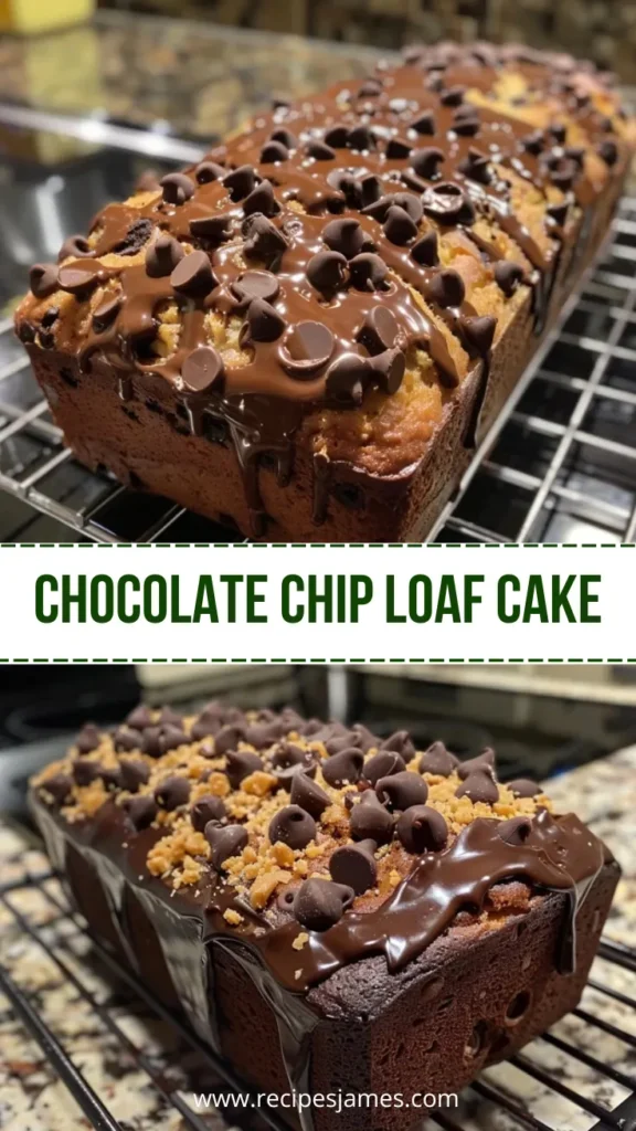 Best Chocolate Chip Loaf Cake Easy Homemade Recipe 2 Chocolate Chip Loaf Cake