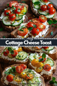 Cottage Cheese Toast