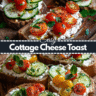 Cottage Cheese Toast Healthy High Protein Breakfast