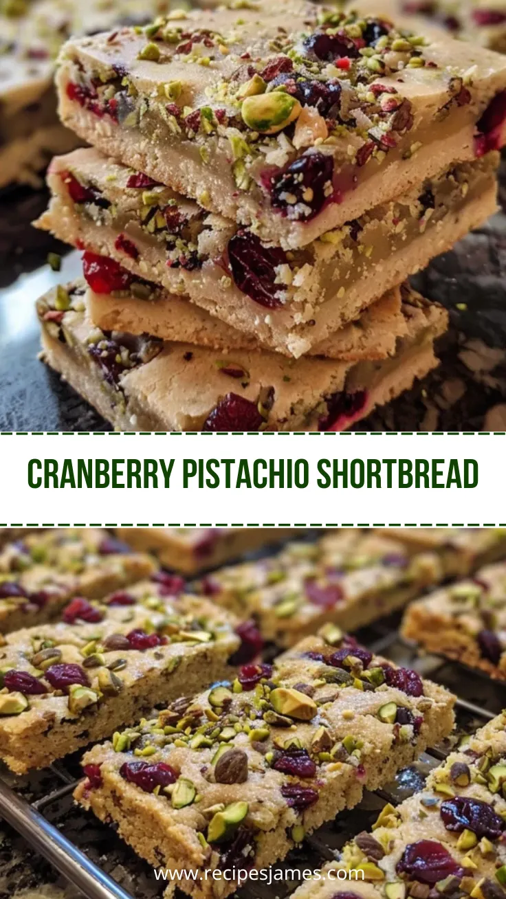 Home 47 Cranberry Pistachio Shortbread Easy Holiday Cookie Recipe
