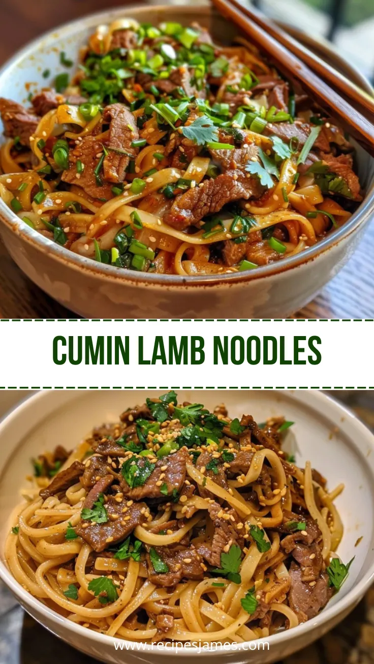 Home 30 Cumin Lamb Noodles Spicy Asian Stir Fry Recipe