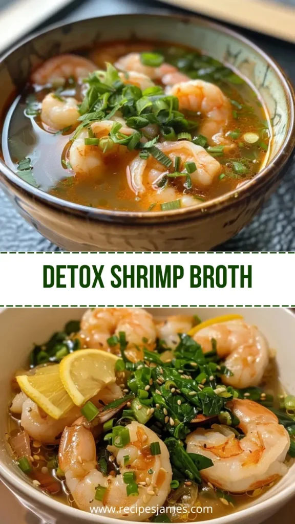Miso Ginger Lemon Shrimp Detox Broth Healthy Soup 2 Detox Shrimp Broth