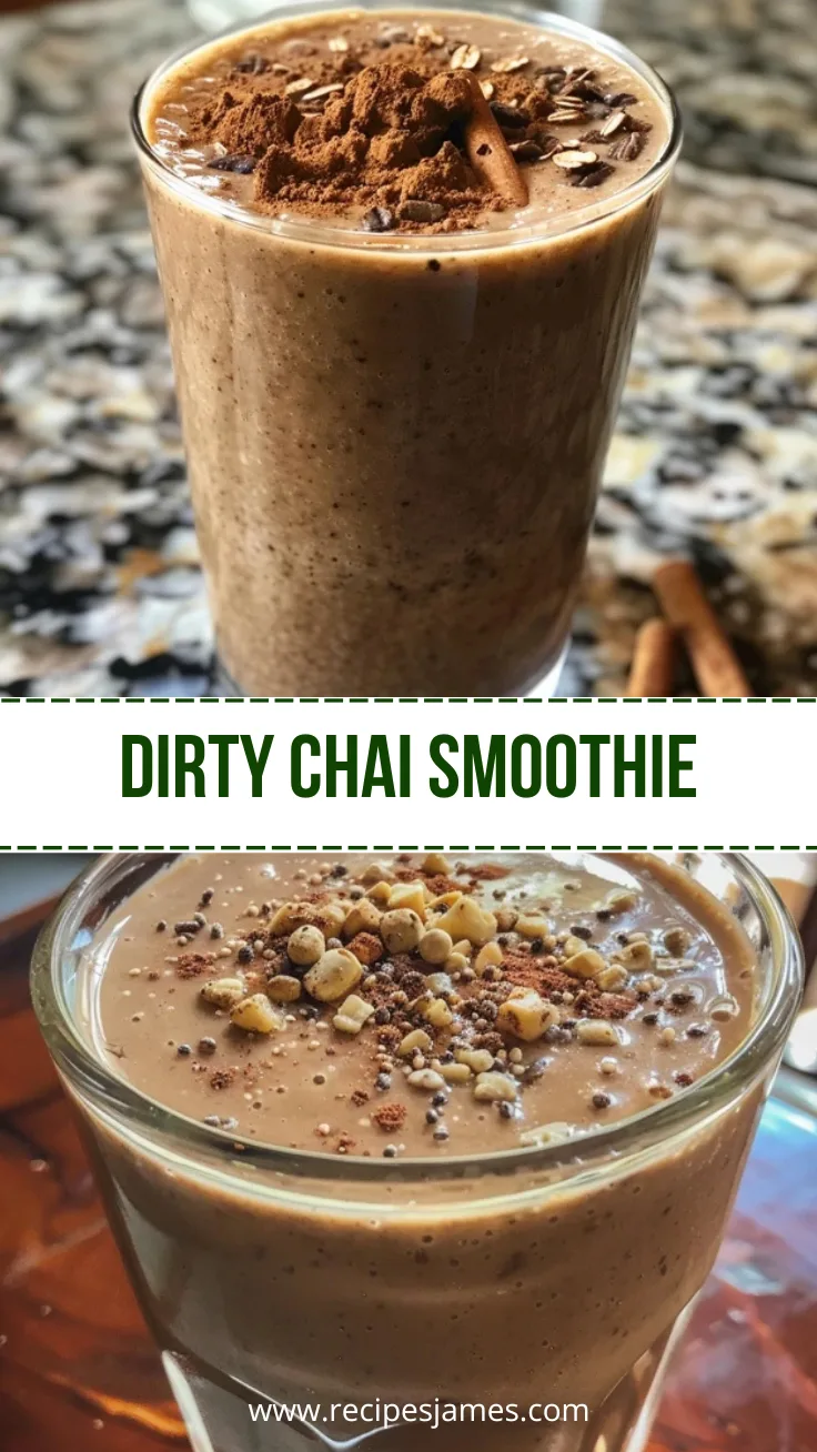 Home 48 Dirty Chai Smoothie Vegan Healthy Coffee Drink