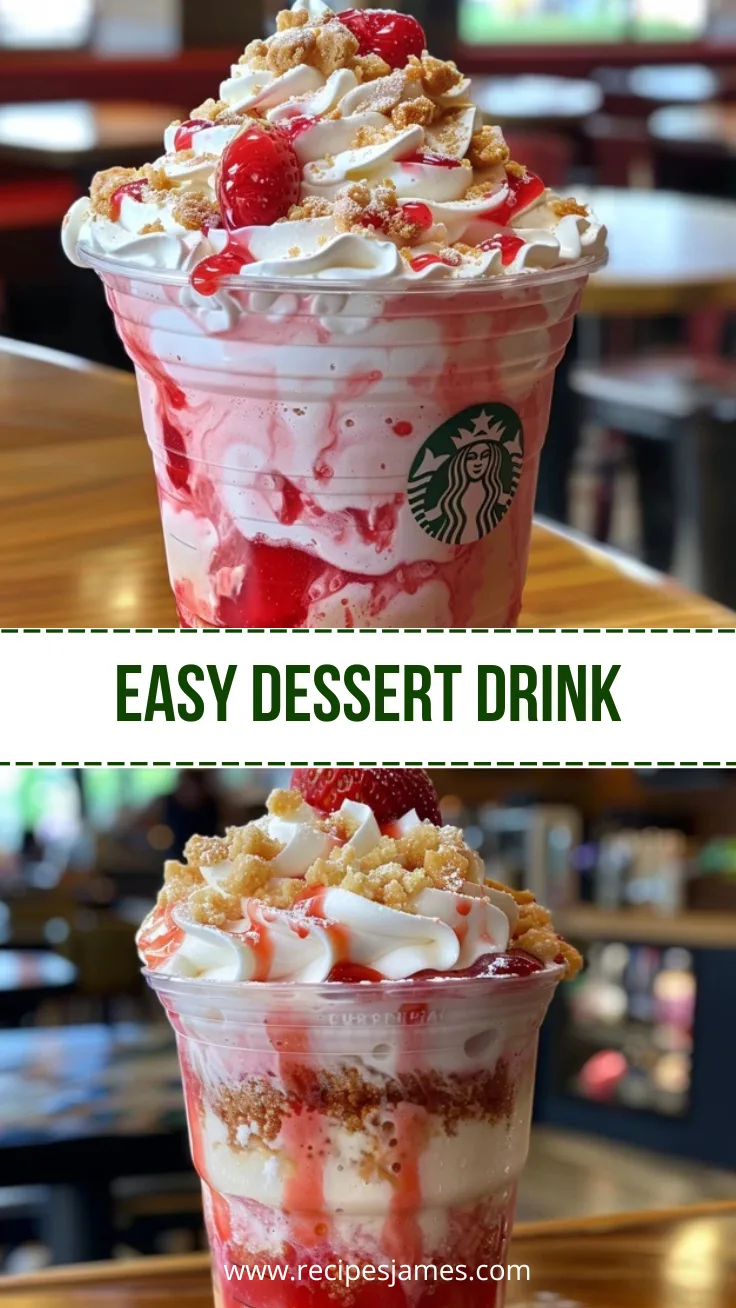 Home 40 Strawberry Cheesecake Frappuccino Easy Creamy Drink