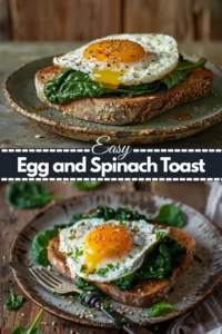 Egg and Spinach Toast