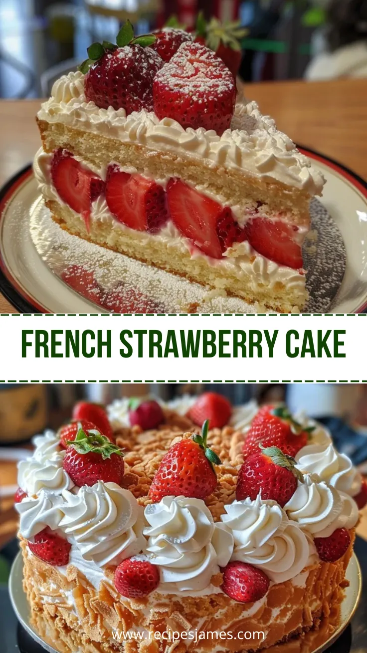 Home 40 French Strawberry Cake Easy Elegant Dessert