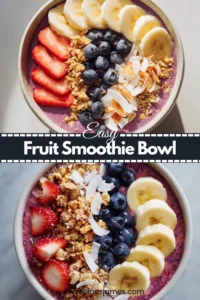 Fruit Smoothie Bowl