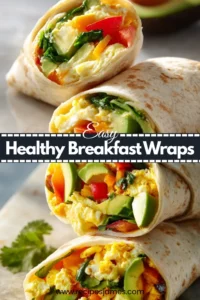 Healthy Breakfast Wraps