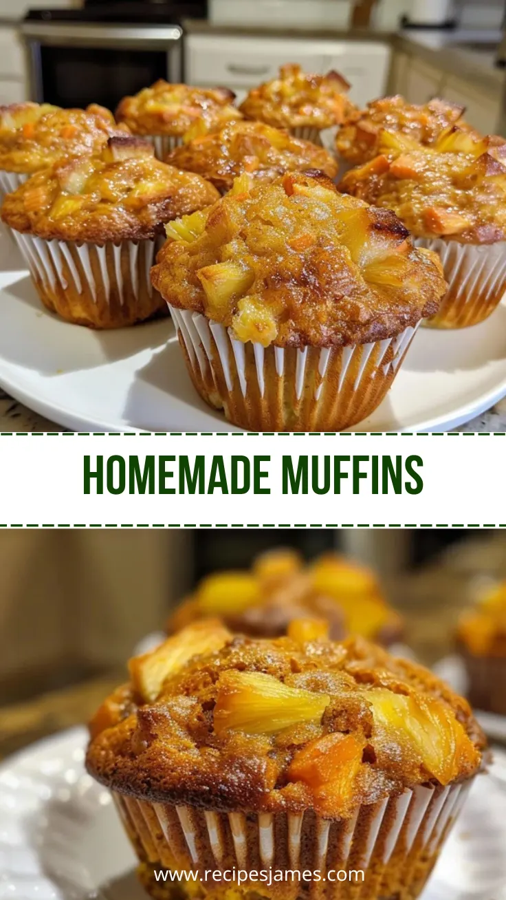 Home 30 Hawaiian Pineapple Carrot Muffins Easy Recipe