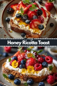 Honey Ricotta Toast