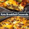 Easy Keto Breakfast Casserole (High Protein Low Carb)