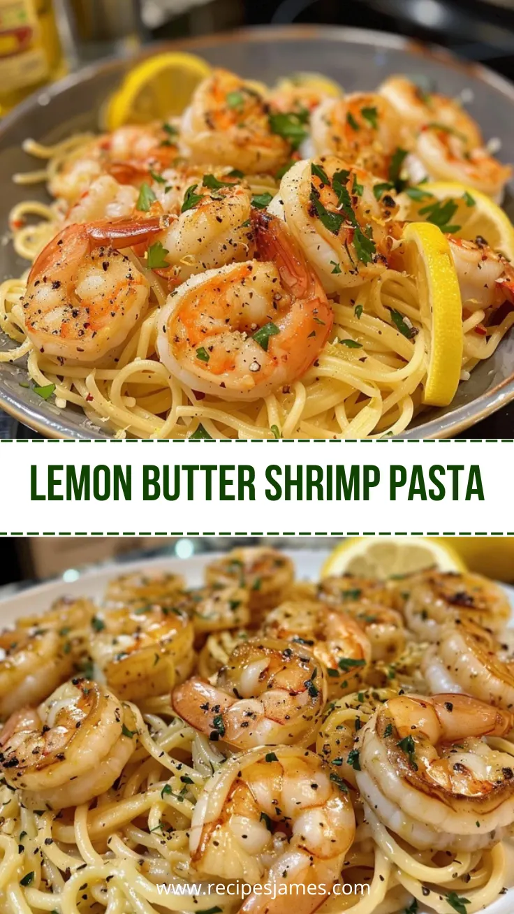 Home 45 Lemon Butter Shrimp Pasta Easy 30 Minute Dinner Recipe
